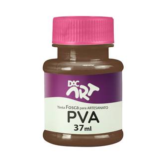 TINTA PVA FOSCA 37ML  - MARROM - CX 12 - DAC
