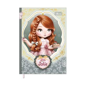 CADERNETA COSTURADA CAPA DURA 96FLS - 384542 - JOLIE - PCT 4 - TILIBRA