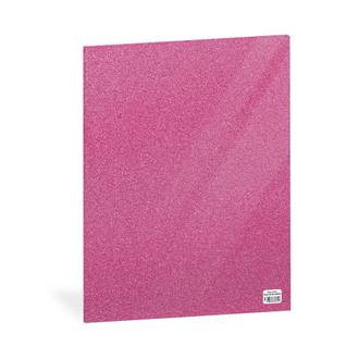 FOLHA EVA GLITTER  - PINK - PCT 10 - DUBFLEX