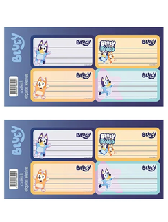 ETIQUETA ADESIVA IDENTIFICACAO 40X80MM - C/8 - BLUEY - UN - JANDAIA