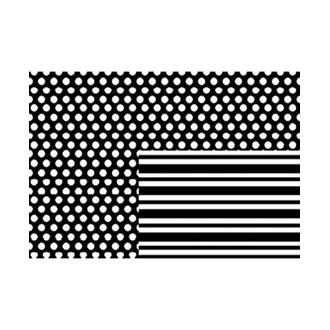 PAPEL CARMEM DECORADO POA/LISTRA PRETO - PCT 20 - BAHIA ARTES