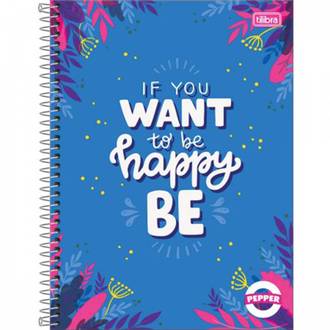 CADERNO UNIV CAPA DURA 16X1 256FLS - PEPPER - PCT 2 - TILIBRA