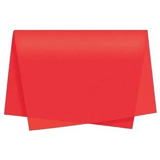 PAPEL SEDA 48X60CM - VERMELHO - PCT 100 - RIDET