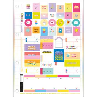 MONOBLOCO UNIV 4 FUROS 80FLS - 305651 - HAPPY - UN - TILIBRA