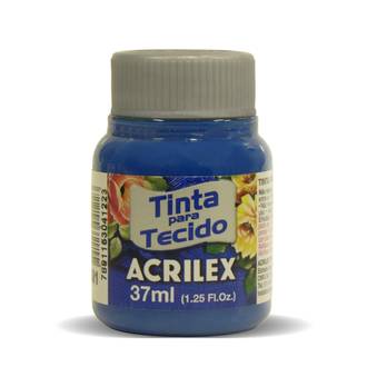 TINTA TECIDO FOSCA 37ML 04140 - AZUL TURQUESA - CX 12 - ACRILEX