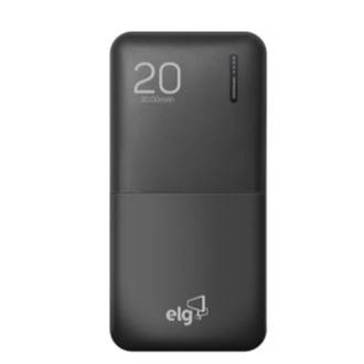 CARREGADOR PORTATIL 20000MAH PB200BK - PRETO - UN - ELG
