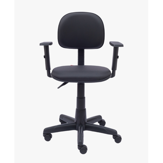 CADEIRA ESCRITORIO GIRATORIA SECRETARIA CONFORT - PRETO - UN - AMERICANFER