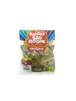 BALAO 9 CINTILANTE C/25 - DOURADO - UN - SAO ROQUE