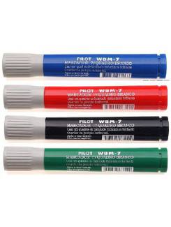 MARCADOR PINCEL QUADRO BRANCO C/4 CORES WBM-7 - PCT 12 - PILOT
