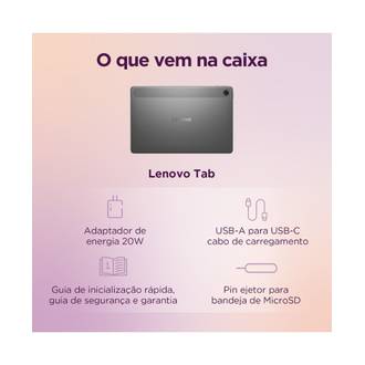 TABLET TAB 10.1" 4G/64GB OCTACORE - ZAEH0151BR - CINZA - UN - LENOVO