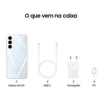 SMART SAMS GLX A16 OCTACORE/128GB/4 RAM/50MP/6.7P - CINZA - UN - SAMSUNG