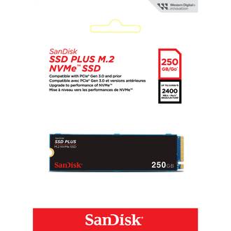 SSD 250GB PLUS M.2 NVME SDSSDA3N-250G-G26 - UN - SANDISK