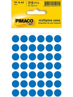 ETIQUETAS P/IDENTIFICACAO  - TP-12AZ - UN - PIMACO