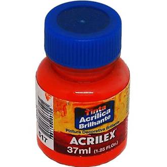 TINTA ACRILICA BRILHANTE 37ML 03340 - LARANJA - CX 12 - ACRILEX