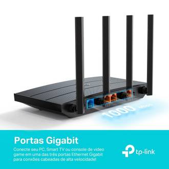 ROTEADOR WIFI 6 AX1500 AX12 - GIGA - PRETO - UN - TP-LINK