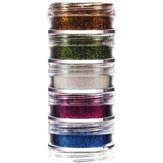 GLITTER PO FACIAL C/5 CORES - 2700 - UN - COLOR MAKE
