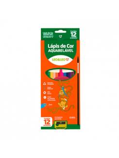 LAPIS DE COR AQUARELAVEL C/ PINCEL - 5549 - C/12 - UN - LEO E LEO