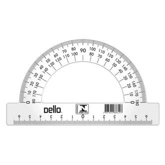 TRANSFERIDOR PLASTICO 180° 8331 - UN - DELLO