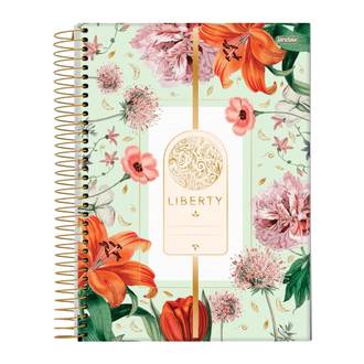 CADERNO UNIV CAPA DURA 1X1 80FLS - LIBERTY - UN - JANDAIA