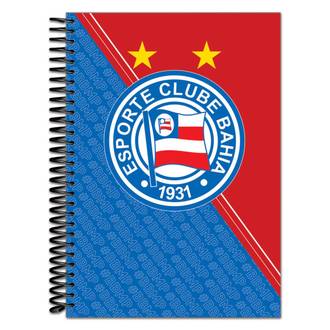 CADERNO UNIV CAPA DURA 1X1 80FLS - EC BAHIA / 6516 - UN - BAHIA ARTES