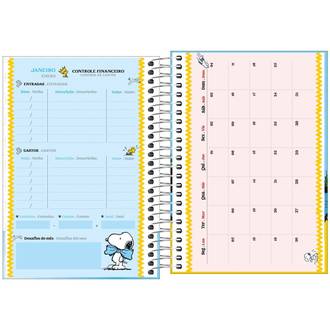 AGENDA ESPIRAL SNOOPY M5 - DIARIA - 393851 - PCT 5 - TILIBRA