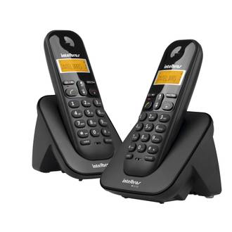 TELEFONE S/FIO C/ ID TS3112 + RAMAL - PRETO - UN - INTELBRAS