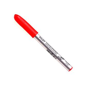 MARCADOR PERMANENTE PONTA MED CD/DVD - 2,0MM - VERMELHO - CX 12 - PILOT