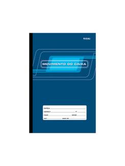 MOVIMENTO DO CAIXA 100 FOLHAS - 203X305MM - 10053 - UN - SAO DOMINGOS