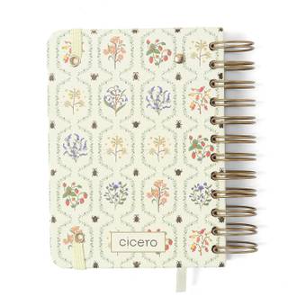 AGENDA ESPIRAL JARDIM 11,5X16 - PLANNER OFF WHITE - UN - CICERO