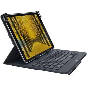 CAPA COM TECLADO S/FIO BT UNIVERSAL FOLIO - 920-008334 - PRETO - UN - LOGITECH