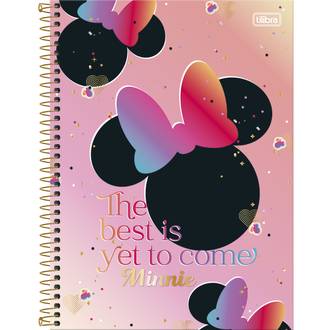 CADERNO UNIV CAPA DURA 12X1 192FLS - MINNIIE - UN - TILIBRA