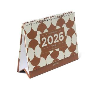 CALENDARIO ANUAL BOSSA NOVA 20X15 - CARAMELO - UN - CICERO