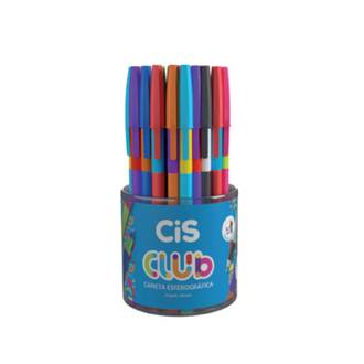 CANETA ESFEROGRAFICA CLUB 0,7MM - ROSA - UN - CIS