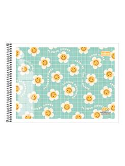 CADERNO DESENHO CAPA FLEXIVE 48FLS - ESPIRAL - MAIS+ - UN - TILIBRA