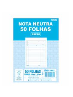 NOTA NEUTRA MULTIVIAS 1/36 50 FOLHAS - 104X143MM - 10082 - UN - SAO DOMINGOS