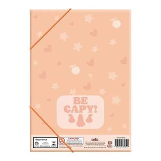 PASTA ELASTICO PLASTICA A4/BE CAPY - 0272100030 - LARANJA - UN - DELLO