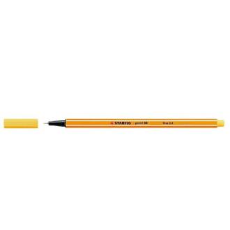 CANETA MICROLINE 0,4MM - AMARELO - UN - COMPACTOR