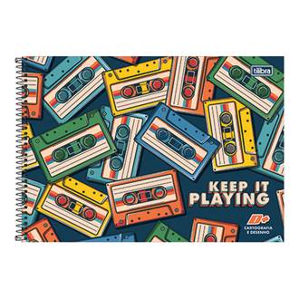 CADERNO DESENHO CAPA DURA 96FLS - ESPIRAL - MAIS+ - UN - TILIBRA