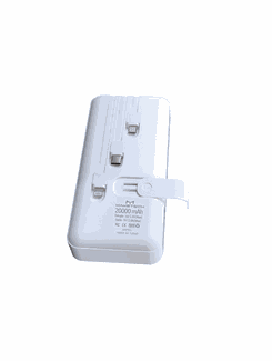 CARREGADOR PORTATIL 20000MAH BT-2020 - BRANCO - UN - MAKETECH