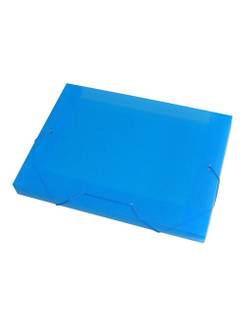 PASTA ELASTICO PLASTICA 2CM OFICIO - 1022 - AZUL - UN - ACP