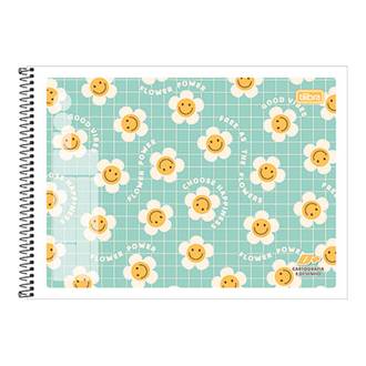 CADERNO DESENHO CAPA FLEXIVE 96FLS - ESPIRAL - MAIS+ - UN - TILIBRA