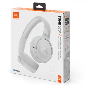 HEADPHONE C/MICROFONE BT TUNE T520 - BRANCO - UN - JBL