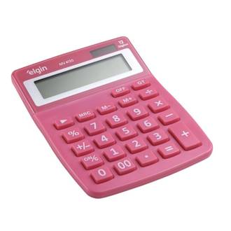 CALCULADORA MESA 12 DIG MV4135 - ROSA - UN - ELGIN