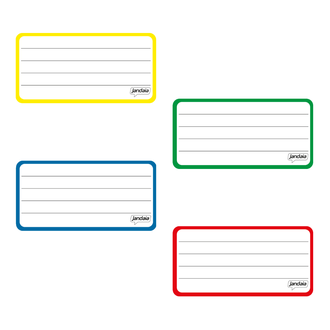 ETIQUETA ADESIVA IDENTIFICACAO 40X80MM - C/8 - STIFF - UN - JANDAIA