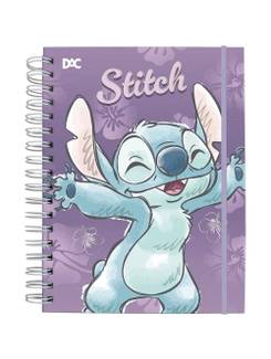 CADERNO UNIV SMART 10X1 80FLS - 5378 - STITCH - UN - DAC