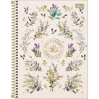 CADERNO UNIV CAPA DURA 1X1 80FLS - NATURALIS - UN - TILIBRA