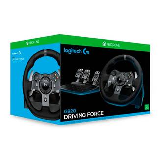 VOLANTE LOGITECH G920 DRIVING FORCE PARA XBOX SERIES X|S, XBOX ONE E PC - UN - LOGITECH