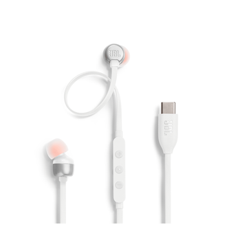 FONE INTRA C/MICROFONE USB C TUNE 310C  - BRANCO - UN - JBL