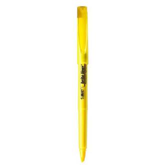 MARCA TEXTO BRITE LINER  - AMARELO - UN - BIC