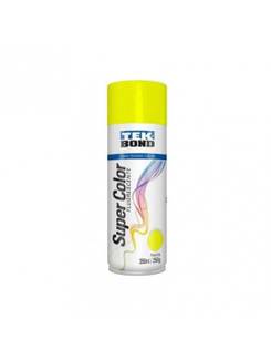 TINTA SPRAY FLUORESCENTE USO GERAL 350ML - AMARELO - UN - TEKBOND